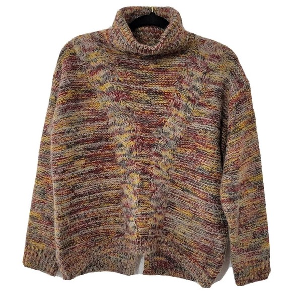 Solitaire Sweaters - EUC, Anthropologie Solitaire Eyelash Turtleneck Women's Large Pullover Sweater